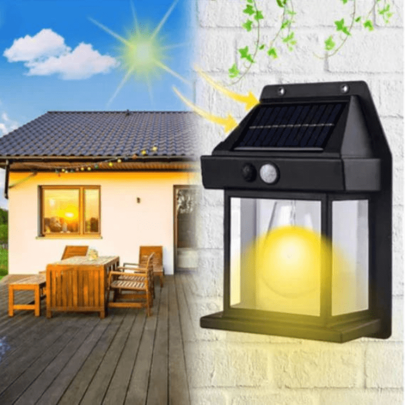 Ampoule murale solaire intelligente