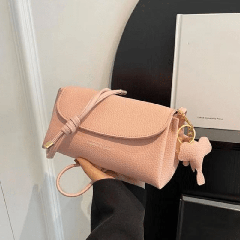 Sac bandoulière pour femme tendance avec pendentif éléphant