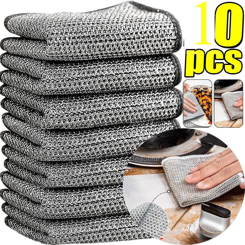 Chiffons Magiques Anti-Rayures – Nettoyage Puissant Sans Rayures (Pack/Lot de 10)