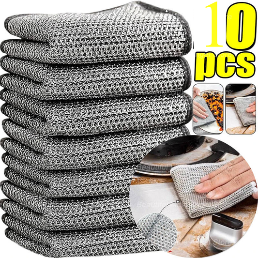 Chiffons Magiques Anti-Rayures – Nettoyage Puissant Sans Rayures (Pack/Lot de 10)